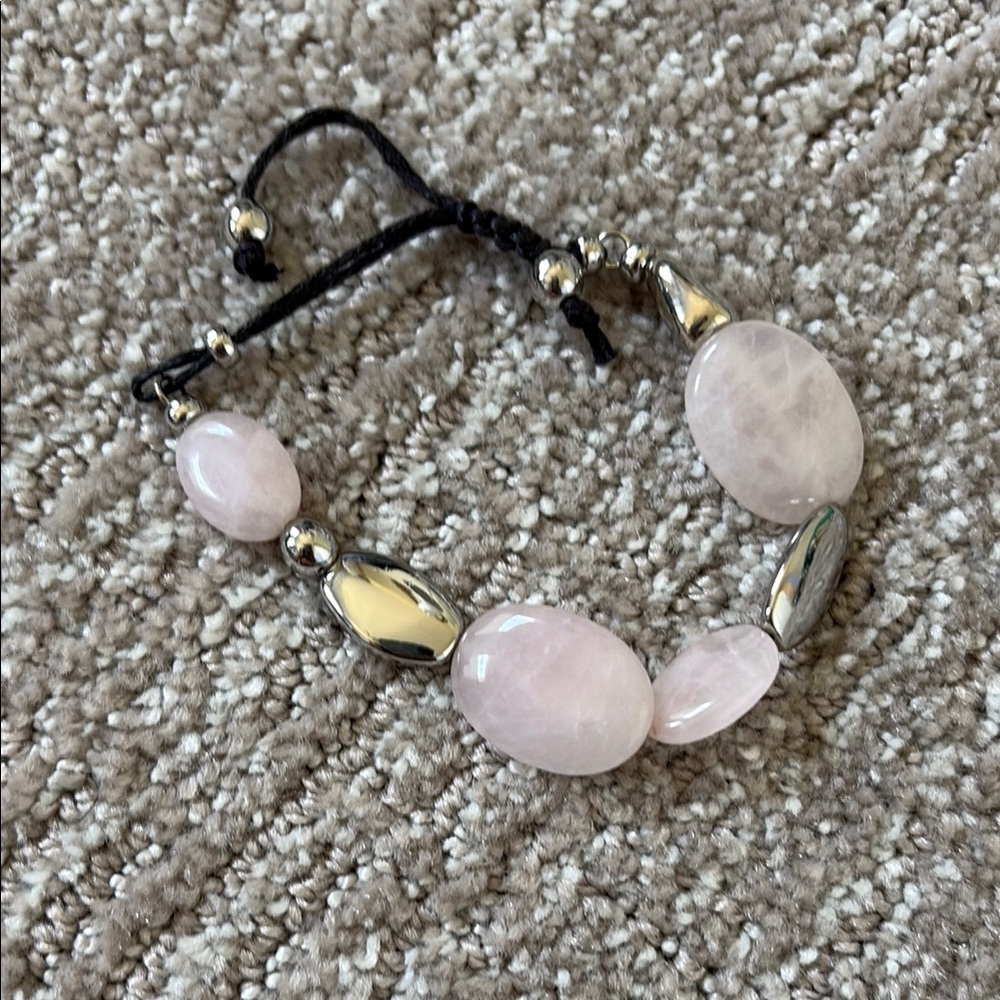 J. Jill Pink and Silver Bracelet